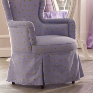 Poltrona imbottita rivestimento in tessuto LILLA
