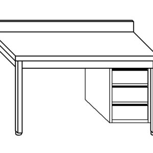 Cassetti inox soprapponibili per tavoli e strutture