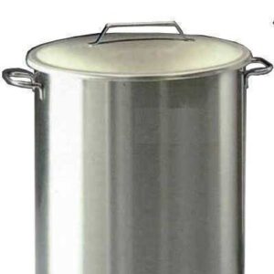 Pattumiera inox carrellata 60 lt.