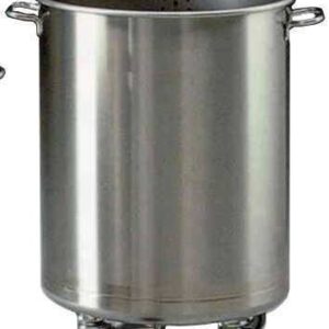 Pattumiera inox carrellata 60 lt