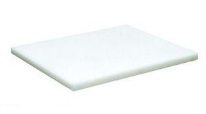 Piano da lavoro in polietilene bianco per usi alimentari