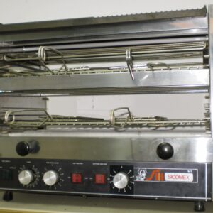 Fornetto inox 2 piani con piastra (NUOVO)