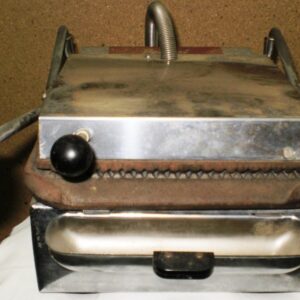 Doppia piastra inox rigata (NUOVO)