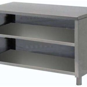 Tavolo armadio inox a giorno