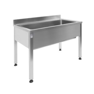 Lavelli vascone inox 600 su gambe per pentole