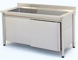 Lavelli vascone inox 600  per pentole sportelli scorrevoli