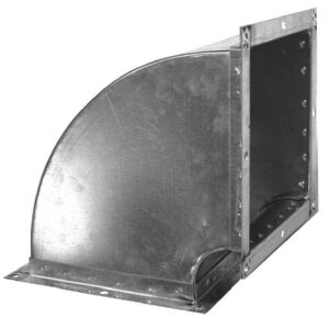 Curva di raccordo a 90° flangiate