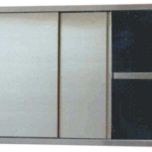 Mobili pensili inox 400 ad armadio con sportelli  scorrevoli