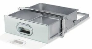 Cassetto portaoggetti inox