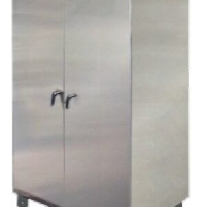 Armadi alti inox portacontenitori con 2 sportelli