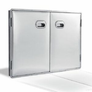 Sportello doppio per banchi refrigerati inox