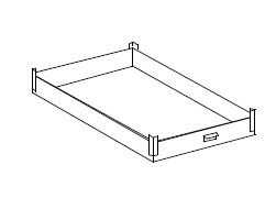 Contenitori sovrapponibili inox per pasticceria