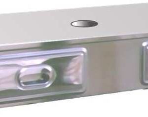 Elemento retrobar inox da banco per macchina caffè espresso 2C 1500