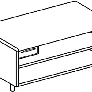 Banco vendita inox 1400