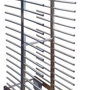 Rastrelliere carrellate inox portateglie 40T