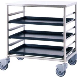 Carrelli inox porta teglie