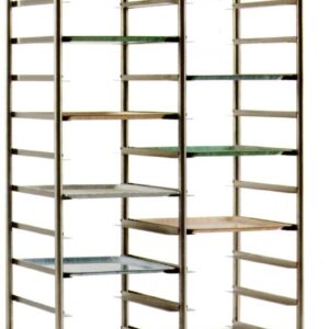 Carrelli inox porta vassoi euronorme