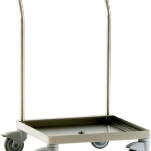 Carrelli inox porta cestelli per lavastoviglie 60kg