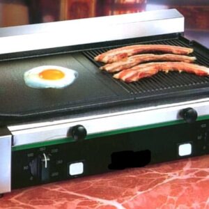 Fry-top inox elettrico