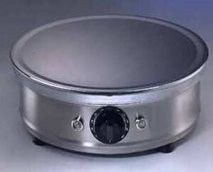 Piastra per crepes inox elettrica 1x350
