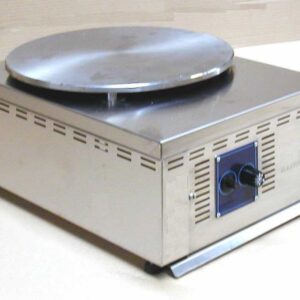 Piastra per crepes inox elettrica 1x380