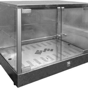 Vetrina neutra inox da banco