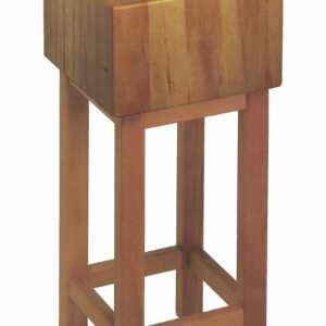 Ceppo in legno con sgabello 60x60