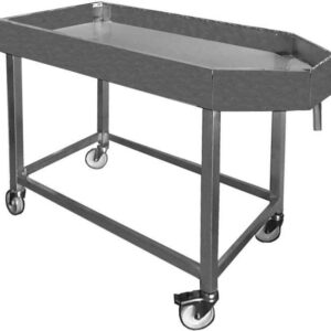 Tavolo spersore 1800 con foro di scarico