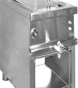 Friggitrici inox elettriche Combi 600, 1 vasca su mobile 12 lt.