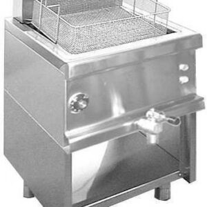 Friggitrici inox elettriche Combi 600, 1 vasca su mobile 24 lt.