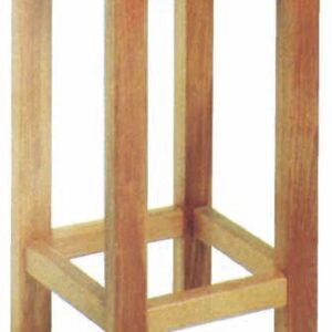Sgabello in legno per ceppo 40x40