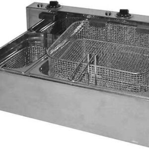 Friggitrici inox elettr. 54 da banco 2v serie Mini