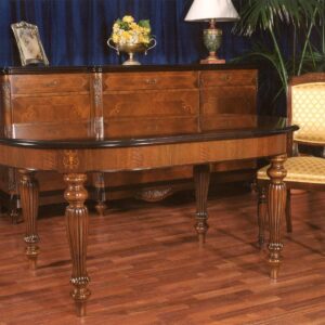 Tavolo ovale fisso noce nazionale