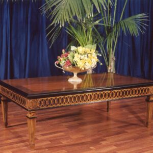 Tavolino neoclassico rettangolare
