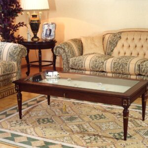 Tavolino bacheca rettangolare