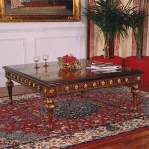 Tavolo da salotto Luigi XVI quadrato