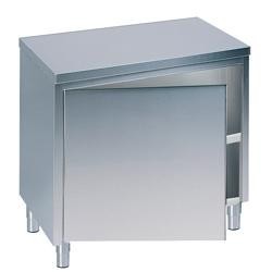 Tavolo armadio inox con n. 1 sportello battente