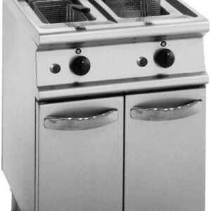 Friggitrici inox a gas serie FREE 700 2V 17+17 lt.