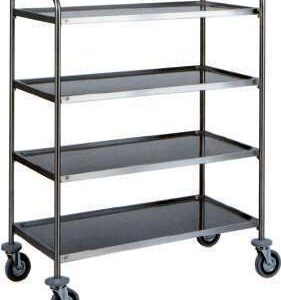 Carrelli inox multiuso a 4 piani 870