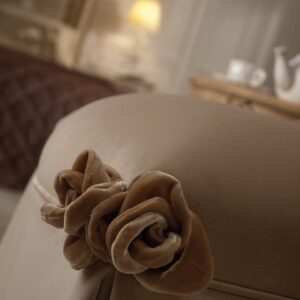 Sedia imbottita rivestimento in velluto CAPRI